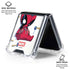 Marvel Deadpool Babypool Playing Galaxy Z Flip6 Clear Case